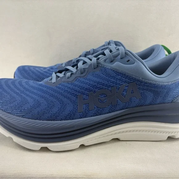 Hoka Men's Blue Athletic Running Shoe - Slate Accents - Picture 2 of 8